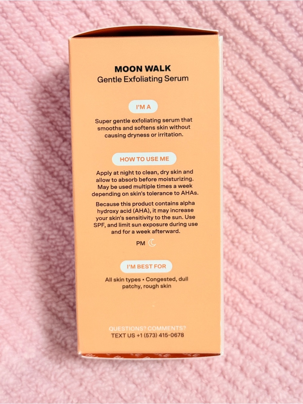 Bubble Moon Walk Gentle Exfoliating Serum - NIB - Picture 2 of 4